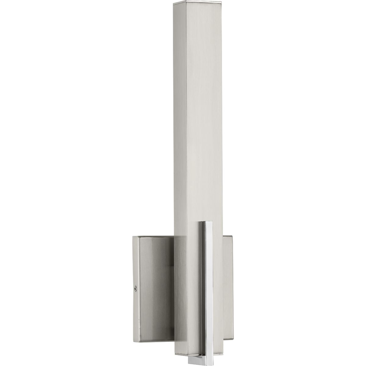 Planck LED 1-Light LED Wall Sconce in Brushed Nickel