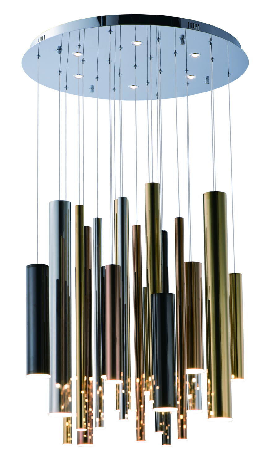 LED Pendant from the Flute collection by ET2 E10020 MPLT