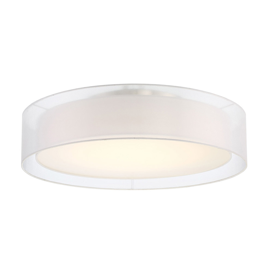 LED Semi-Flush Mount by Modern Forms - Metropolis Collection, Brushed Nickel Finish - FM-16830-BN