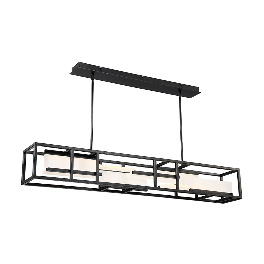 LED Linear Pendant by Modern Forms - Memory Collection, Black Finish - PD-56856-BK