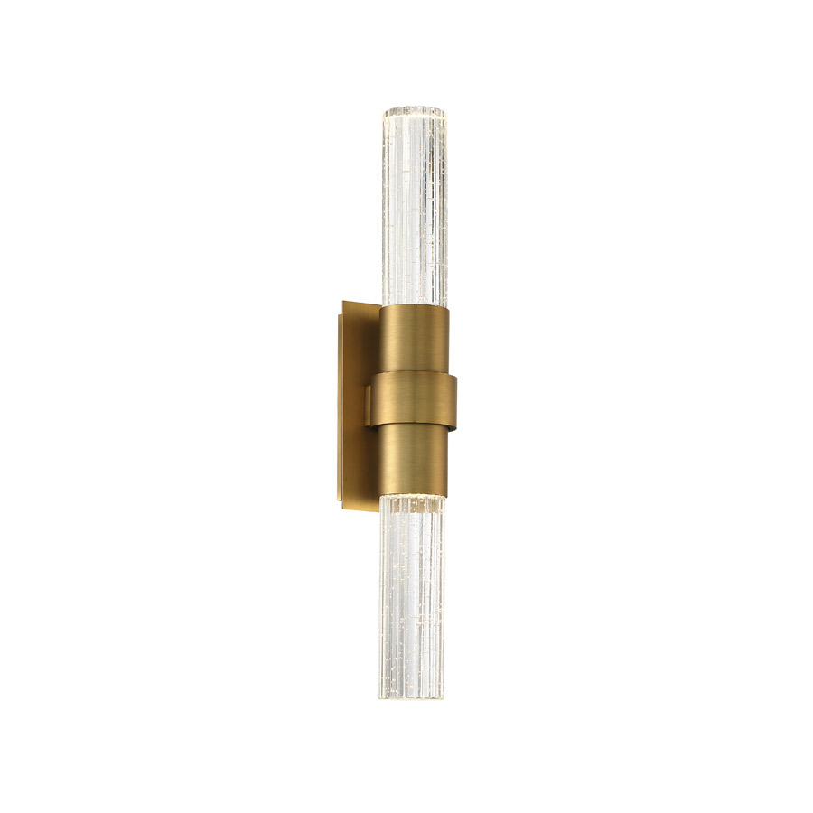 LED Bath Light by Modern Forms - Ceres Collection, Aged Brass Finish - WS-18818-AB