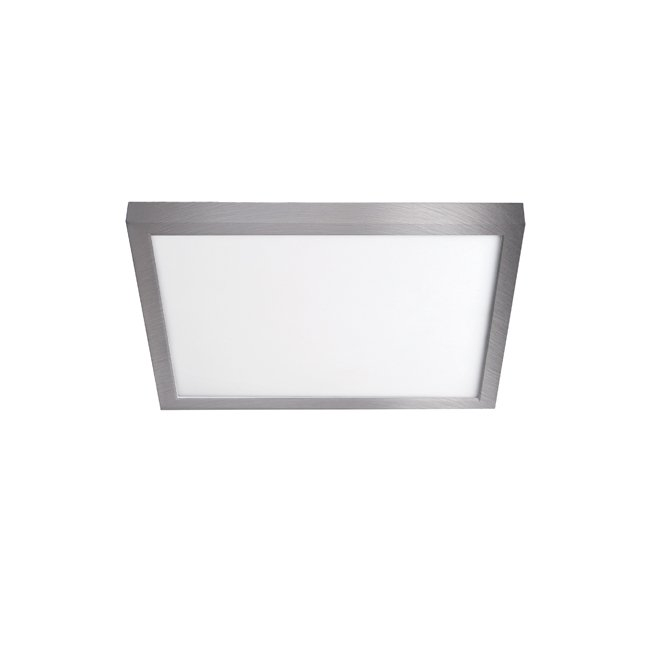 Brushed Nickel LED Flush Mount from the Square Collection