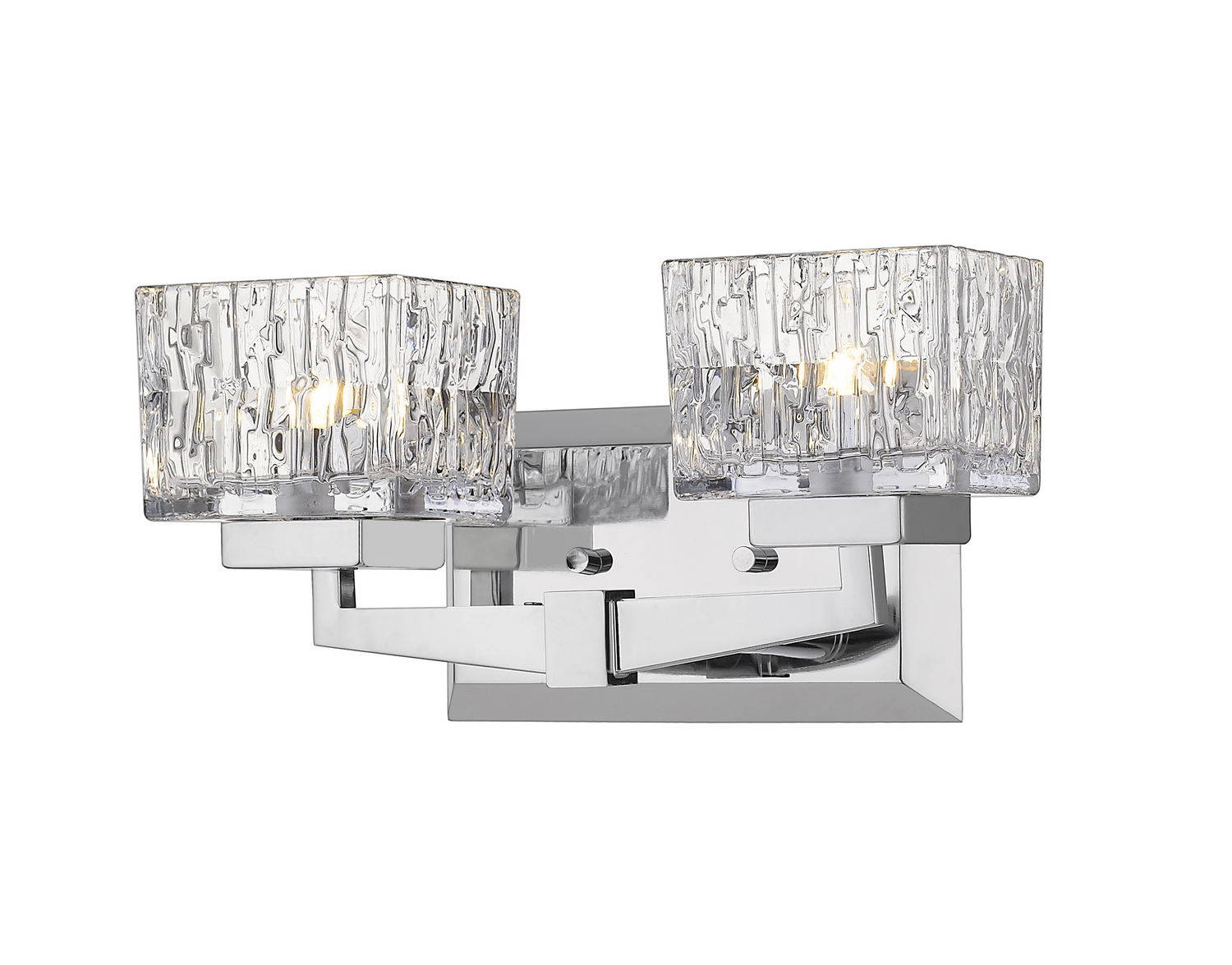Two Light Vanity by Z-Lite - Rubicon Collection, Chrome Finish - 1927-2V-CH