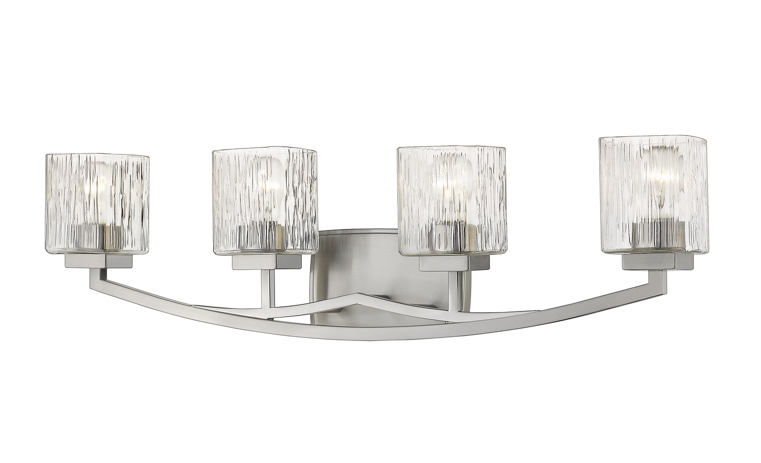 Four Light Vanity by Z-Lite - Zaid Collection, Brushed Nickel Finish - 1929-4V-BN