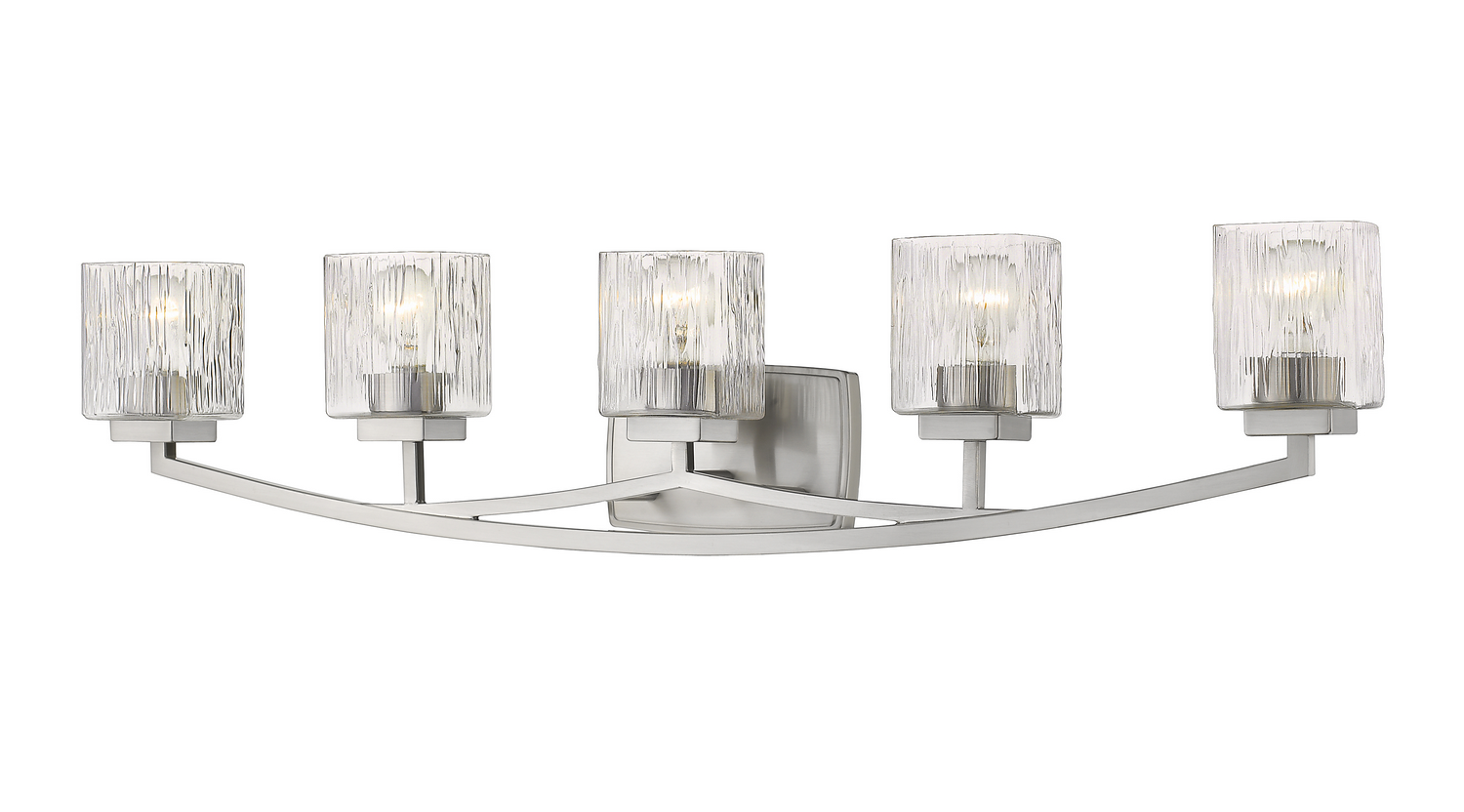 Five Light Vanity by Z-Lite - Zaid Collection, Brushed Nickel Finish - 1929-5V-BN