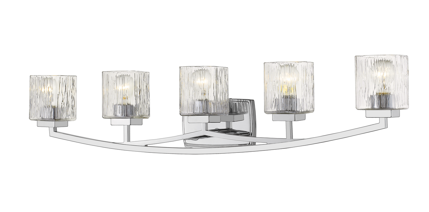 Five Light Vanity by Z-Lite - Zaid Collection, Chrome Finish - 1929-5V-CH