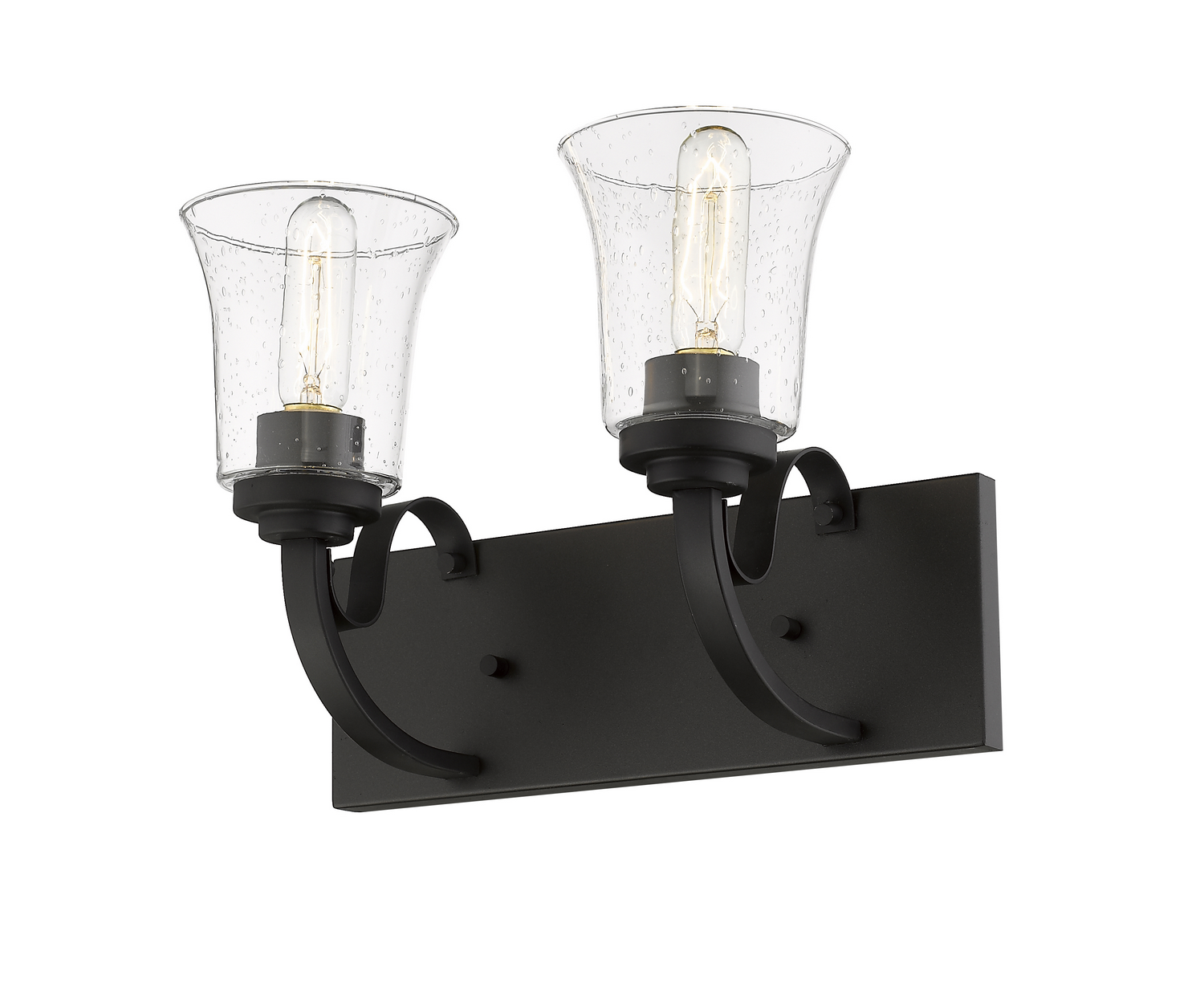 Two Light Vanity by Z-Lite - Halliwell Collection, Bronze Finish - 461-2V-BRZ
