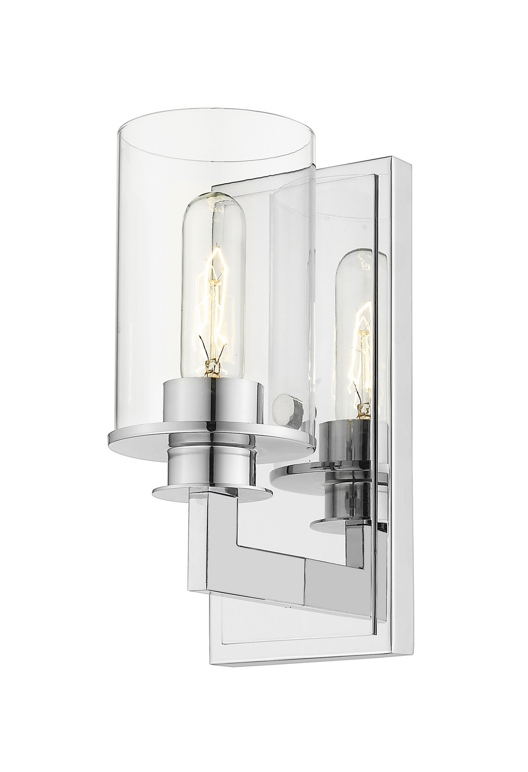 One Light Wall Sconce by Z-Lite - Savannah Collection, Chrome Finish - 462-1S-CH