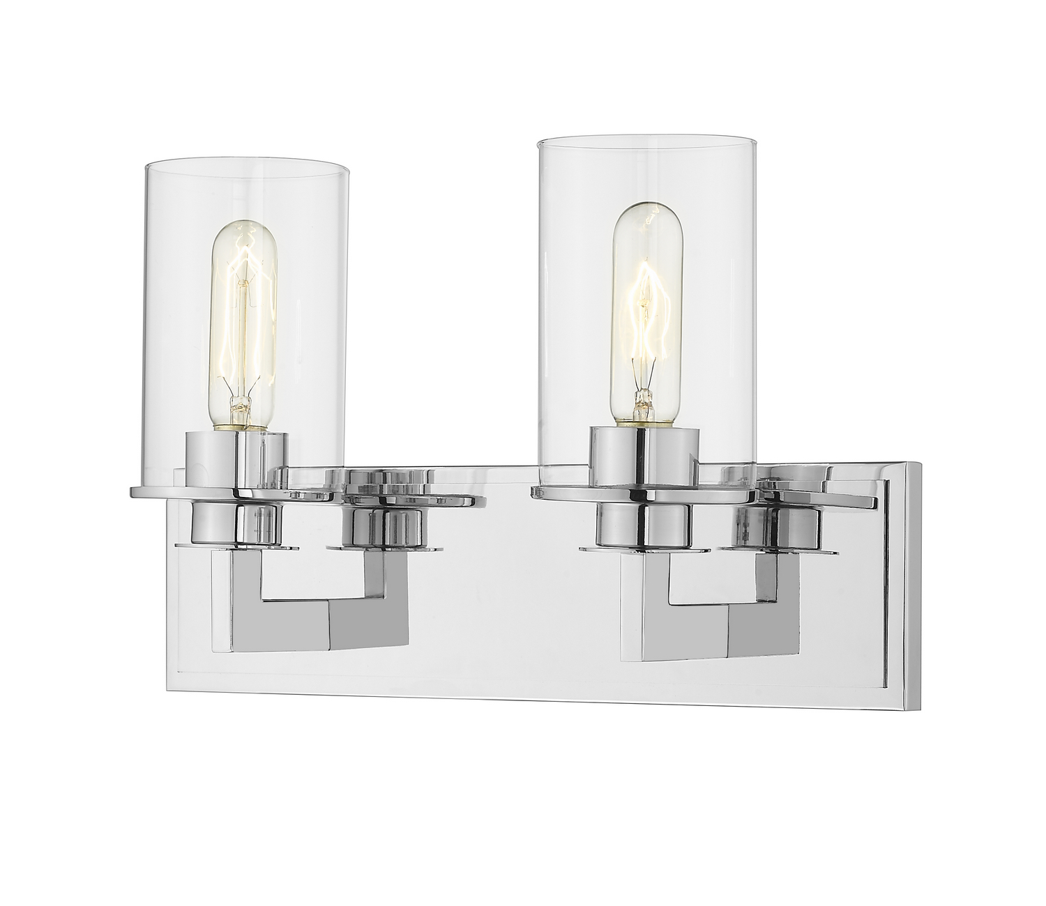 Two Light Vanity by Z-Lite - Savannah Collection, Chrome Finish - 462-2V-CH