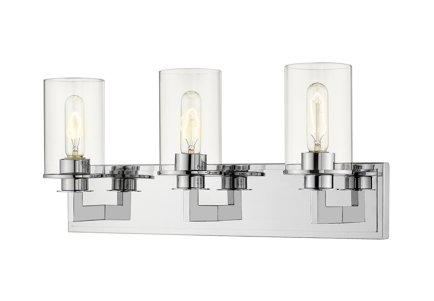 Three Light Vanity by Z-Lite - Savannah Collection, Chrome Finish - 462-3V-CH
