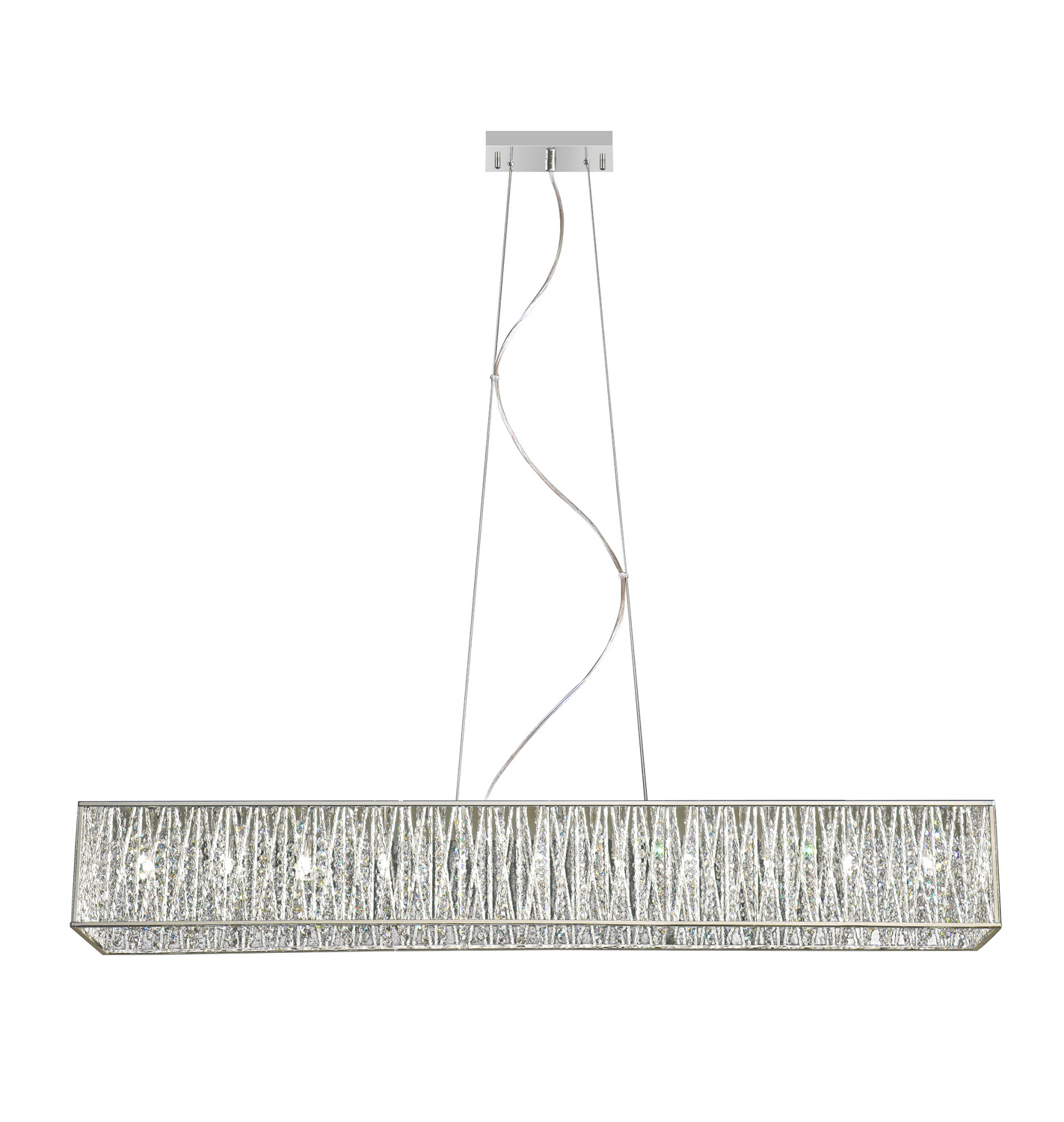 11 Light Island Pendant by Z-Lite - Terra Collection, Chrome Finish - 872CH-56