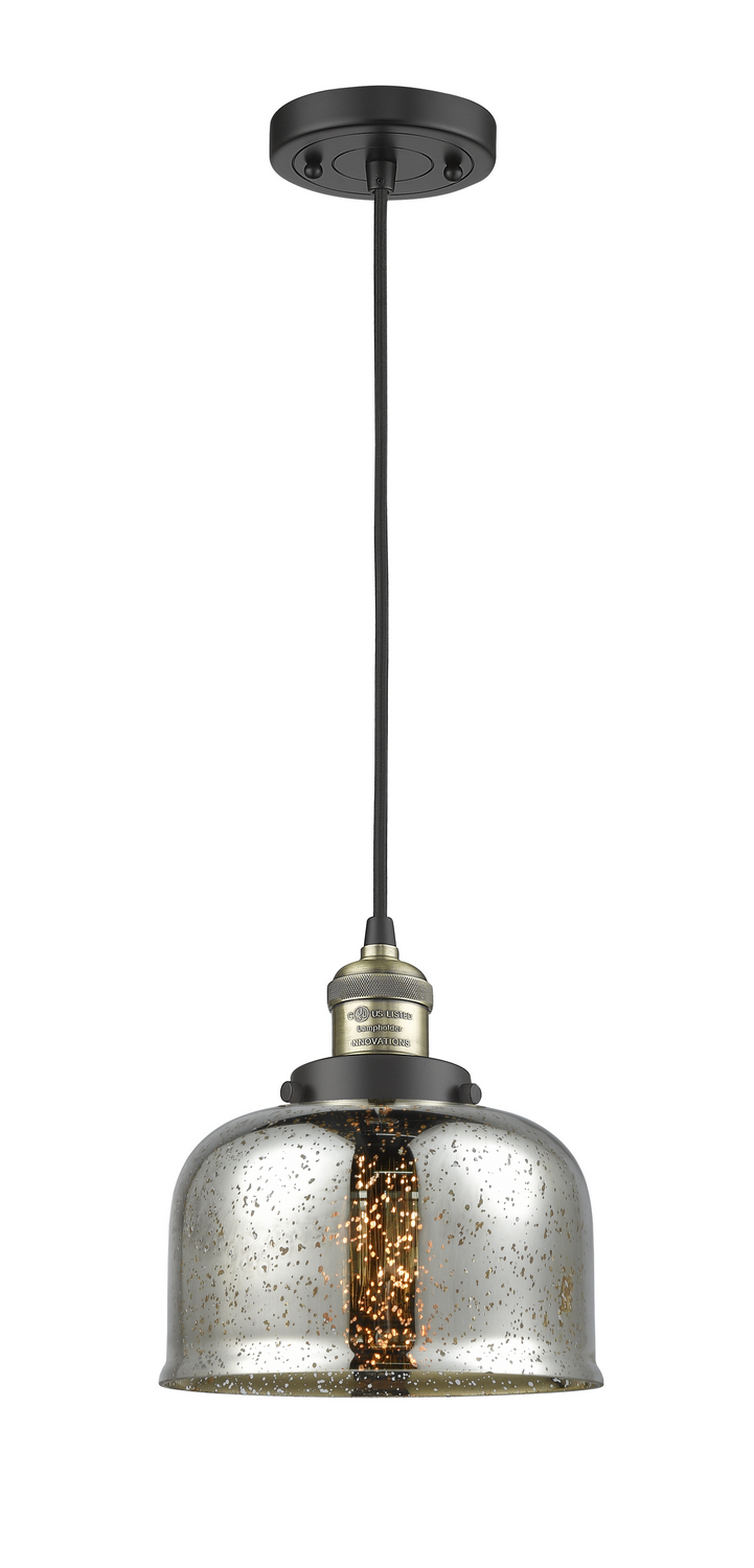 LED Mini Pendant by Innovations - Franklin Restoration Collection, Black Antique Brass Finish - 201C-BAB-G78-LED