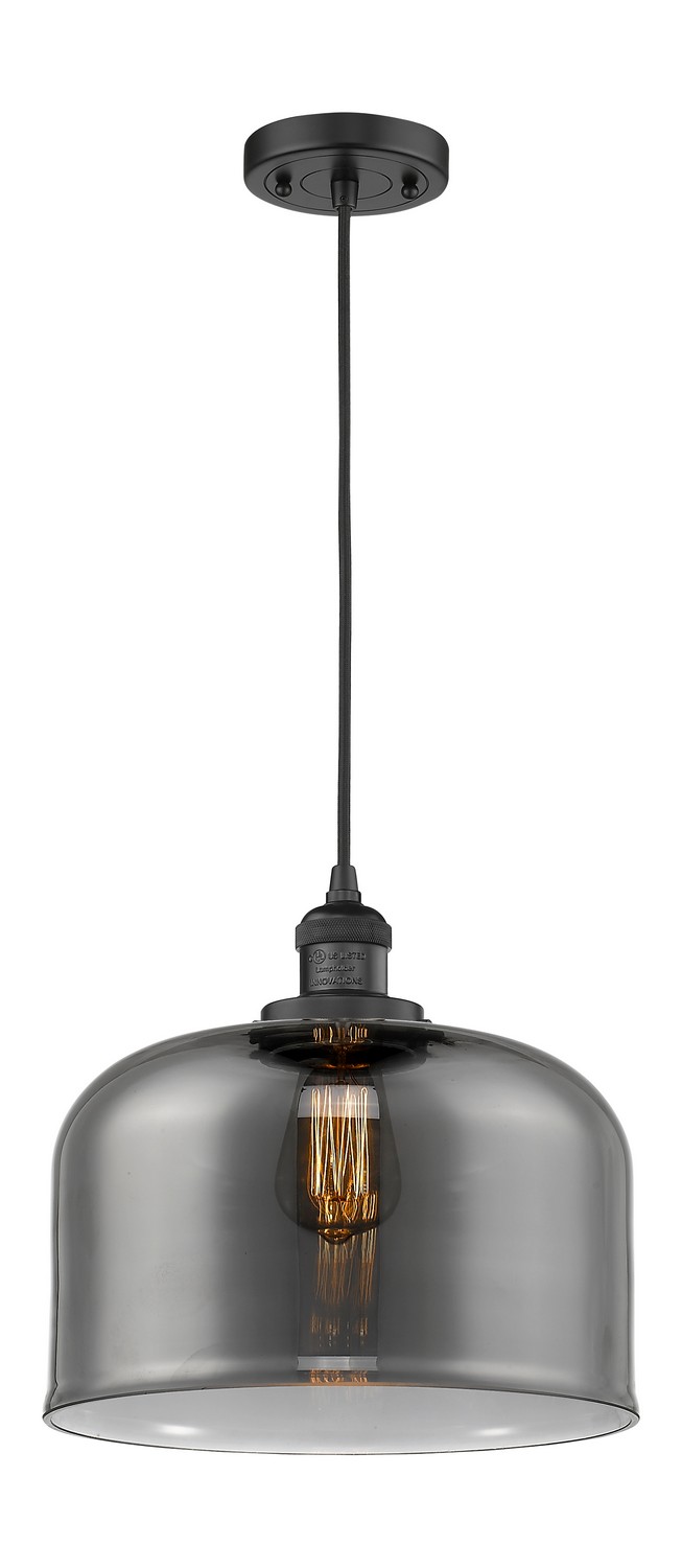 LED Mini Pendant by Innovations - Franklin Restoration Collection, Matte Black Finish - 201C-BK-G73-L-LED