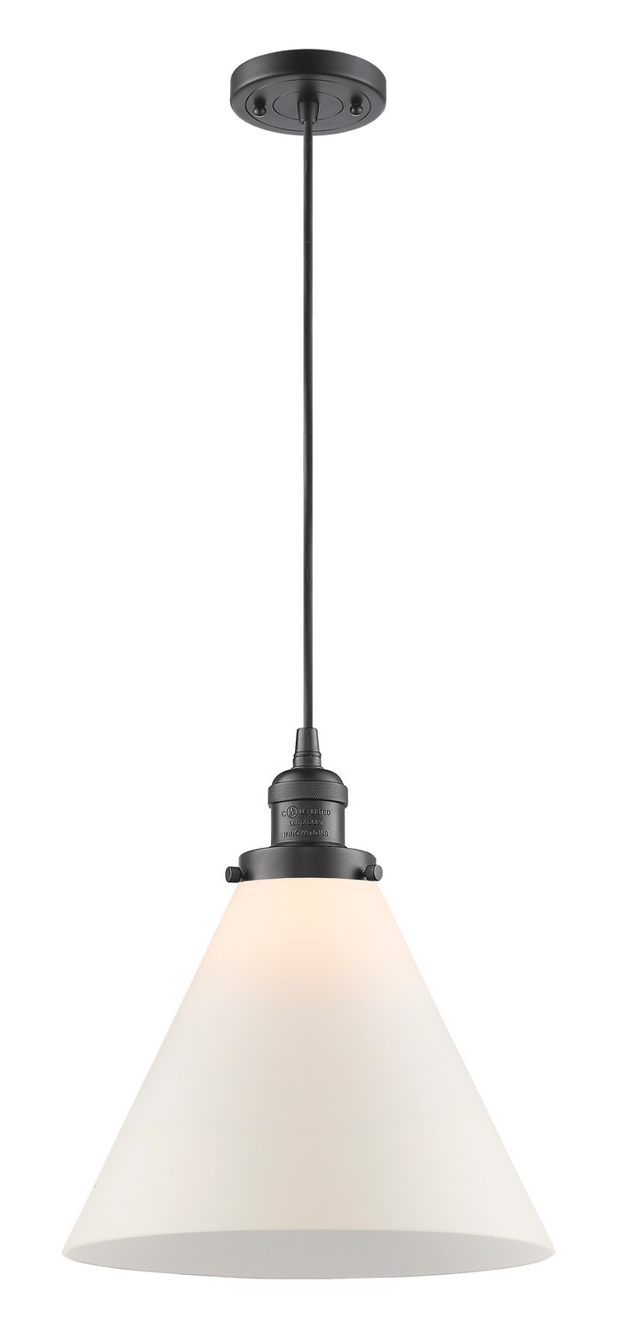 LED Mini Pendant by Innovations - Franklin Restoration Collection, Oil Rubbed Bronze Finish - 201C-OB-G41-L-LED