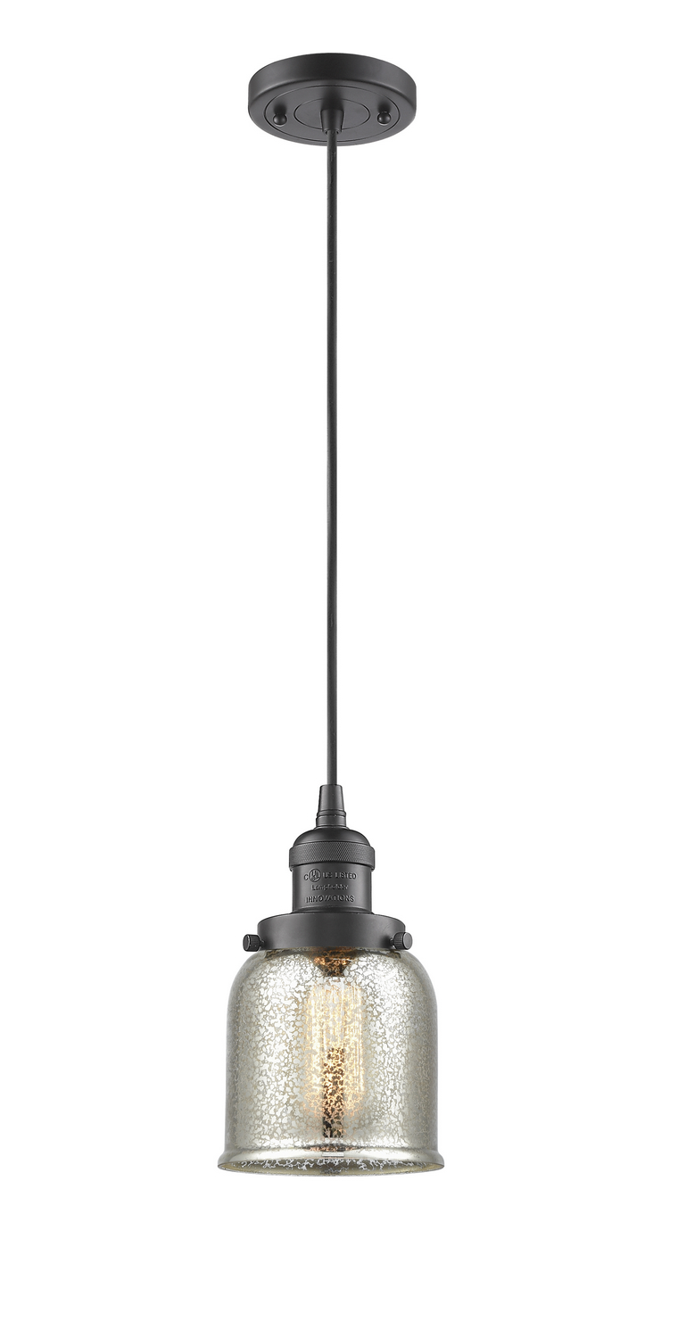 One Light Mini Pendant by Innovations - Franklin Restoration Collection, Oil Rubbed Bronze Finish - 201C-OB-G58