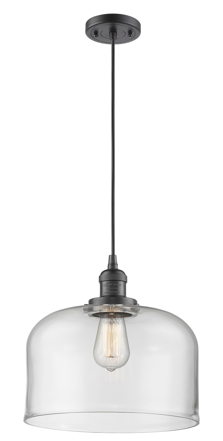 LED Mini Pendant by Innovations - Franklin Restoration Collection, Oil Rubbed Bronze Finish - 201C-OB-G72-L-LED