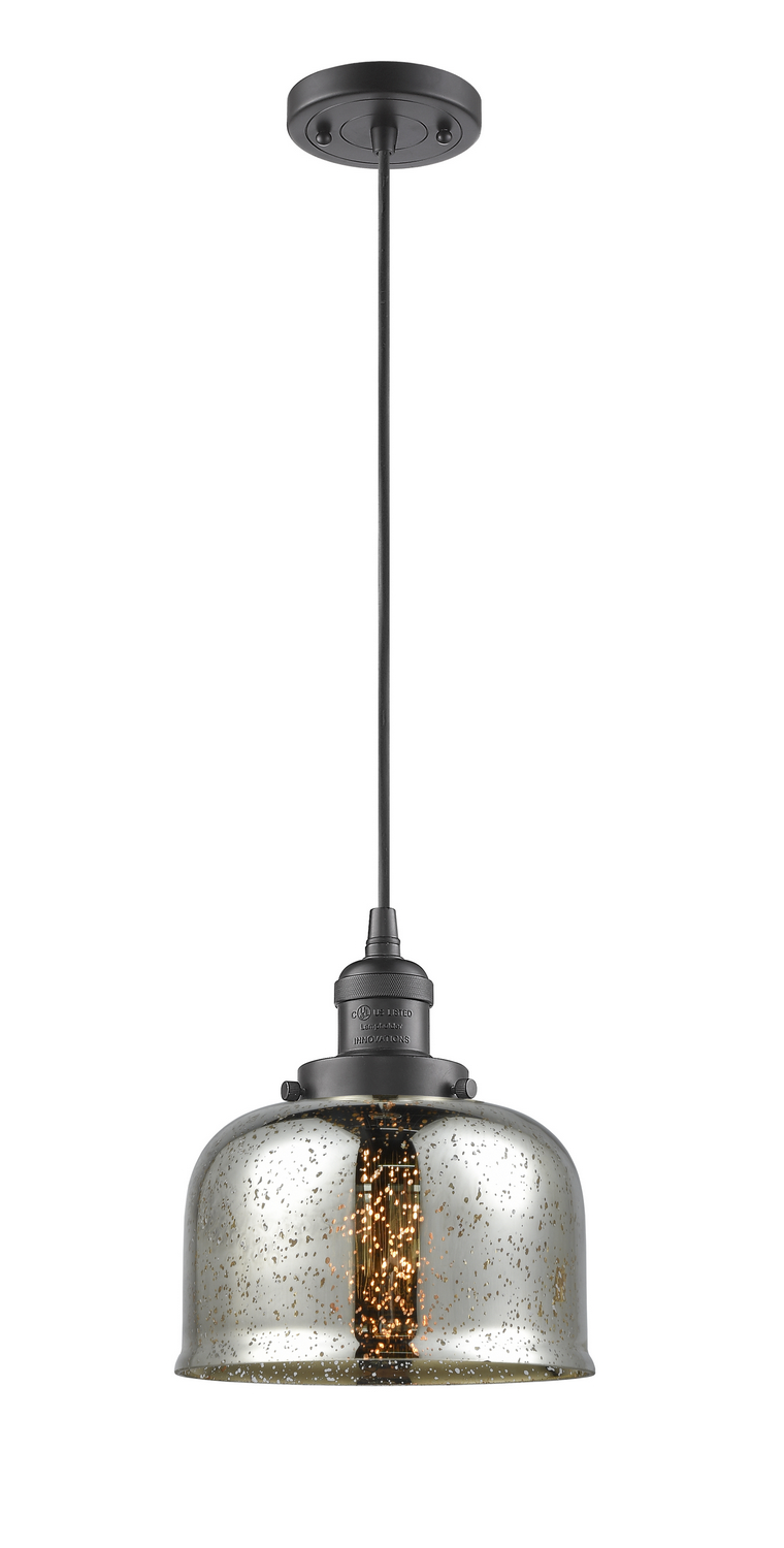 One Light Mini Pendant by Innovations - Franklin Restoration Collection, Oil Rubbed Bronze Finish - 201C-OB-G78