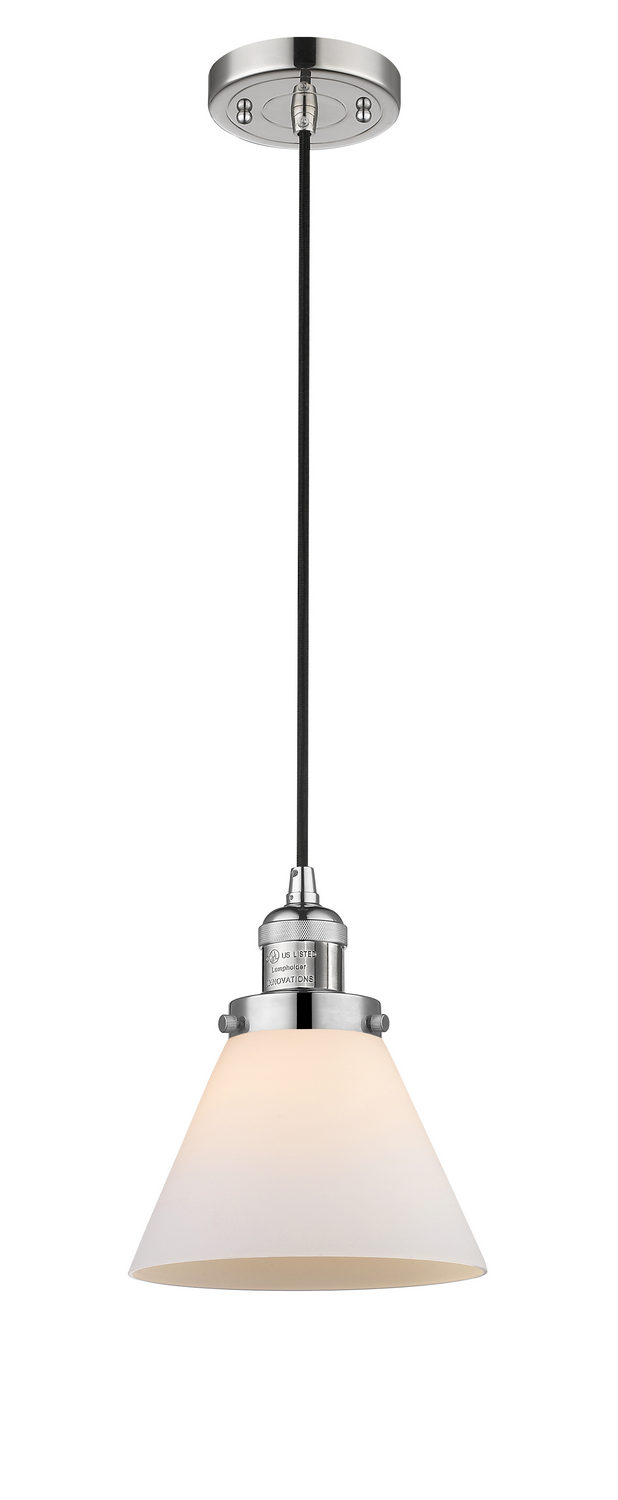 LED Mini Pendant by Innovations - Franklin Restoration Collection, Polished Nickel Finish - 201C-PN-G41-LED