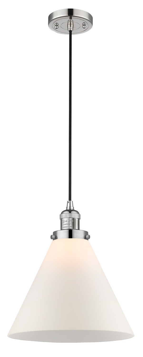 LED Mini Pendant by Innovations - Franklin Restoration Collection, Polished Nickel Finish - 201C-PN-G41-L-LED