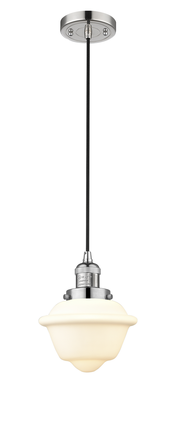 One Light Mini Pendant by Innovations - Franklin Restoration Collection, Polished Nickel Finish - 201C-PN-G531
