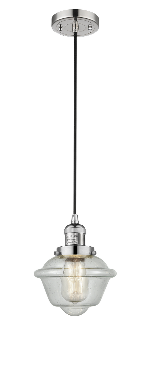 LED Mini Pendant by Innovations - Franklin Restoration Collection, Polished Nickel Finish - 201C-PN-G534-LED