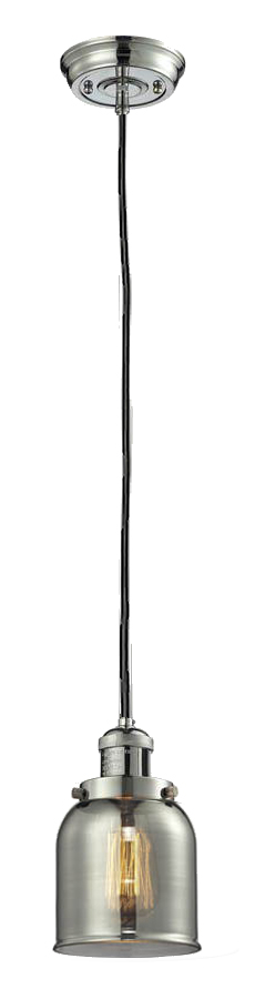 LED Mini Pendant by Innovations - Franklin Restoration Collection, Polished Nickel Finish - 201C-PN-G53-LED