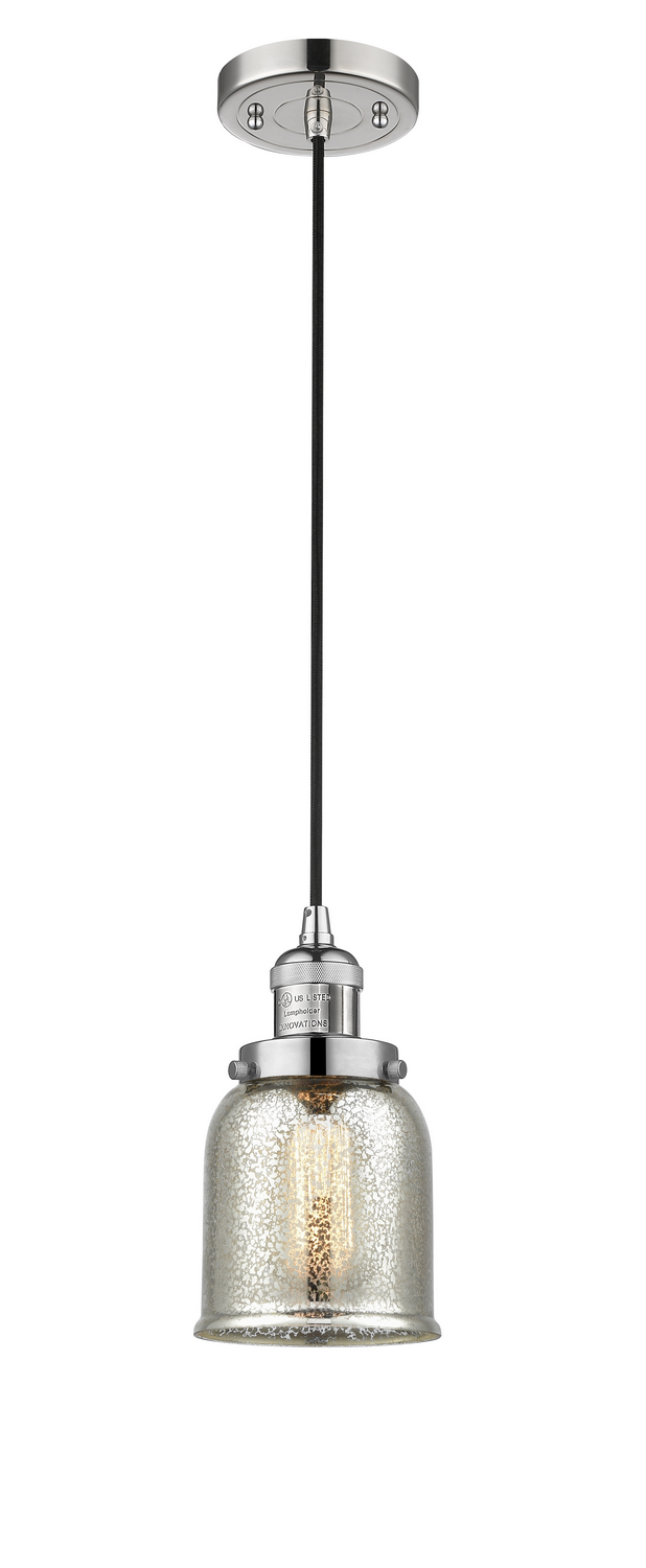 One Light Mini Pendant by Innovations - Franklin Restoration Collection, Polished Nickel Finish - 201C-PN-G58
