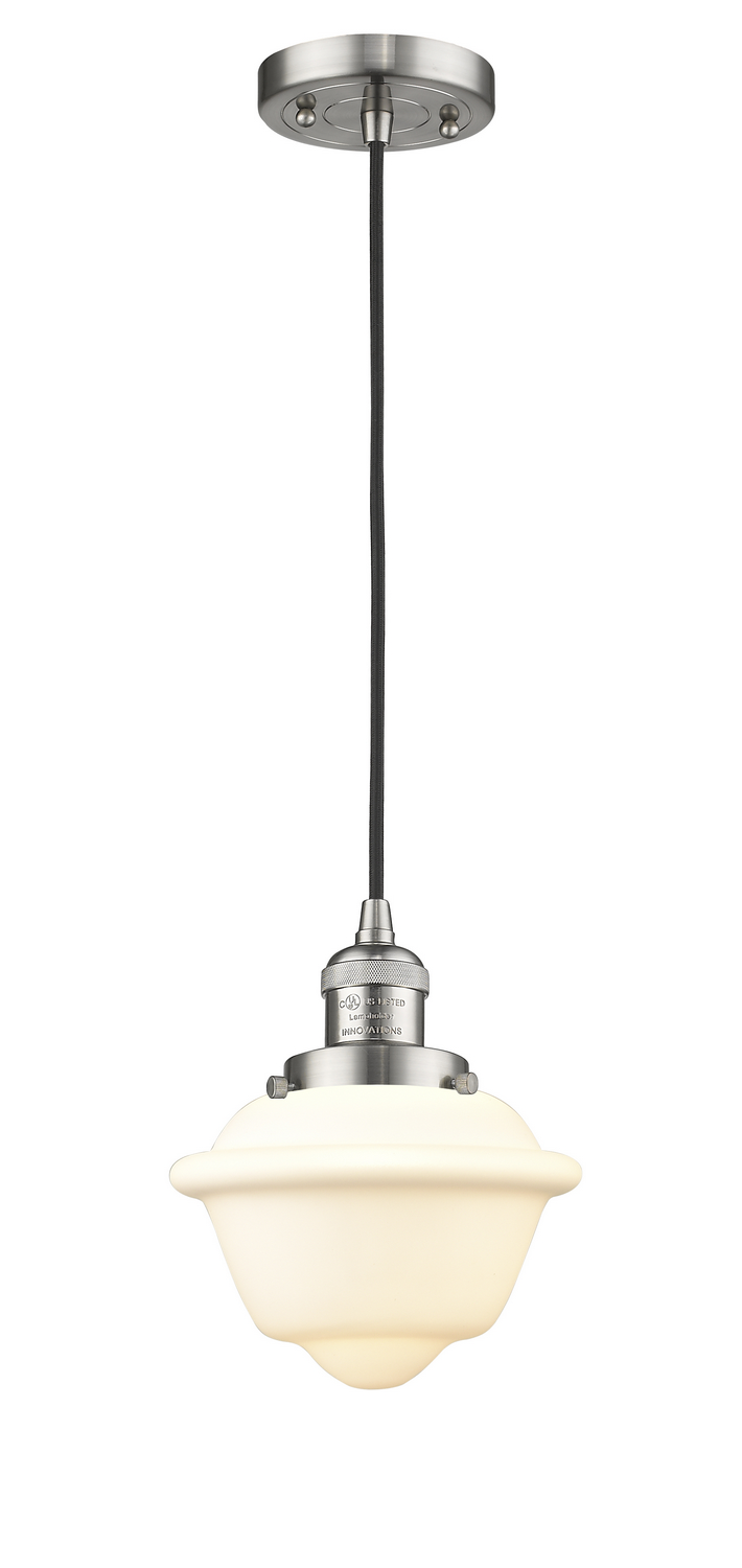 One Light Mini Pendant by Innovations - Franklin Restoration Collection, Brushed Satin Nickel Finish - 201C-SN-G531