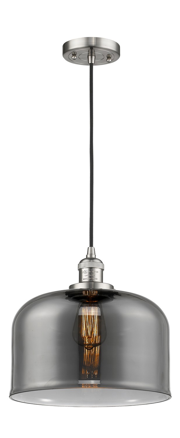 LED Mini Pendant by Innovations - Franklin Restoration Collection, Brushed Satin Nickel Finish - 201C-SN-G73-L-LED