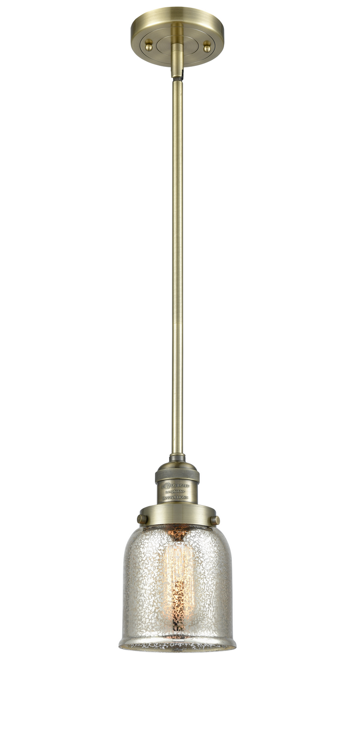 LED Mini Pendant by Innovations - Franklin Restoration Collection, Antique Brass Finish - 201S-AB-G58-LED