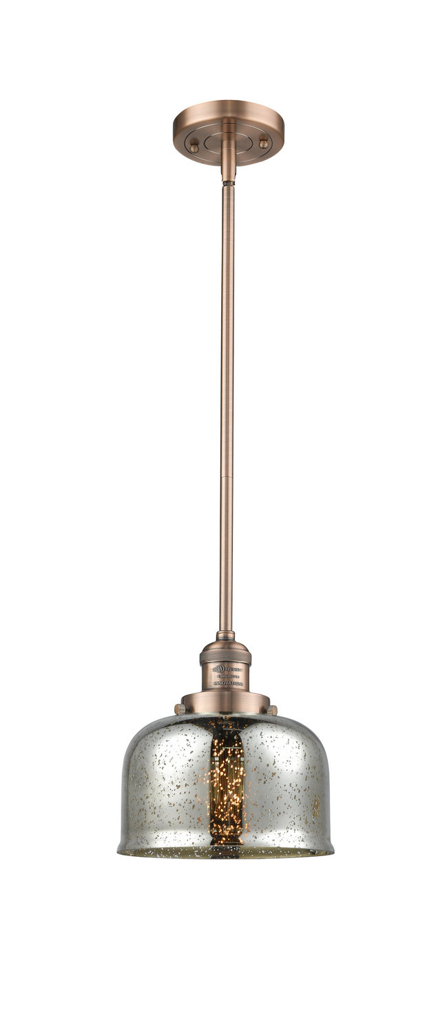 LED Mini Pendant by Innovations - Franklin Restoration Collection, Antique Copper Finish - 201S-AC-G78-LED