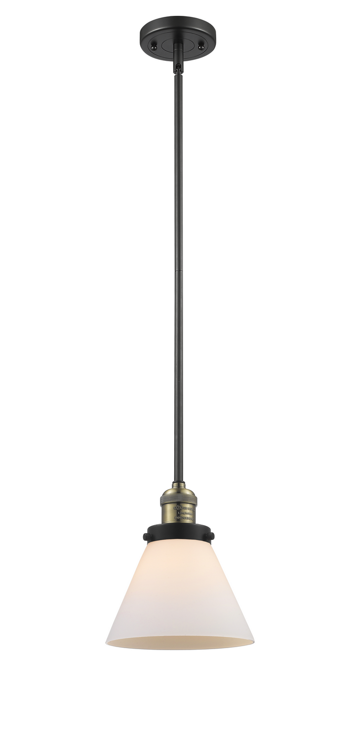 LED Mini Pendant by Innovations - Franklin Restoration Collection, Black Antique Brass Finish - 201S-BAB-G41-LED
