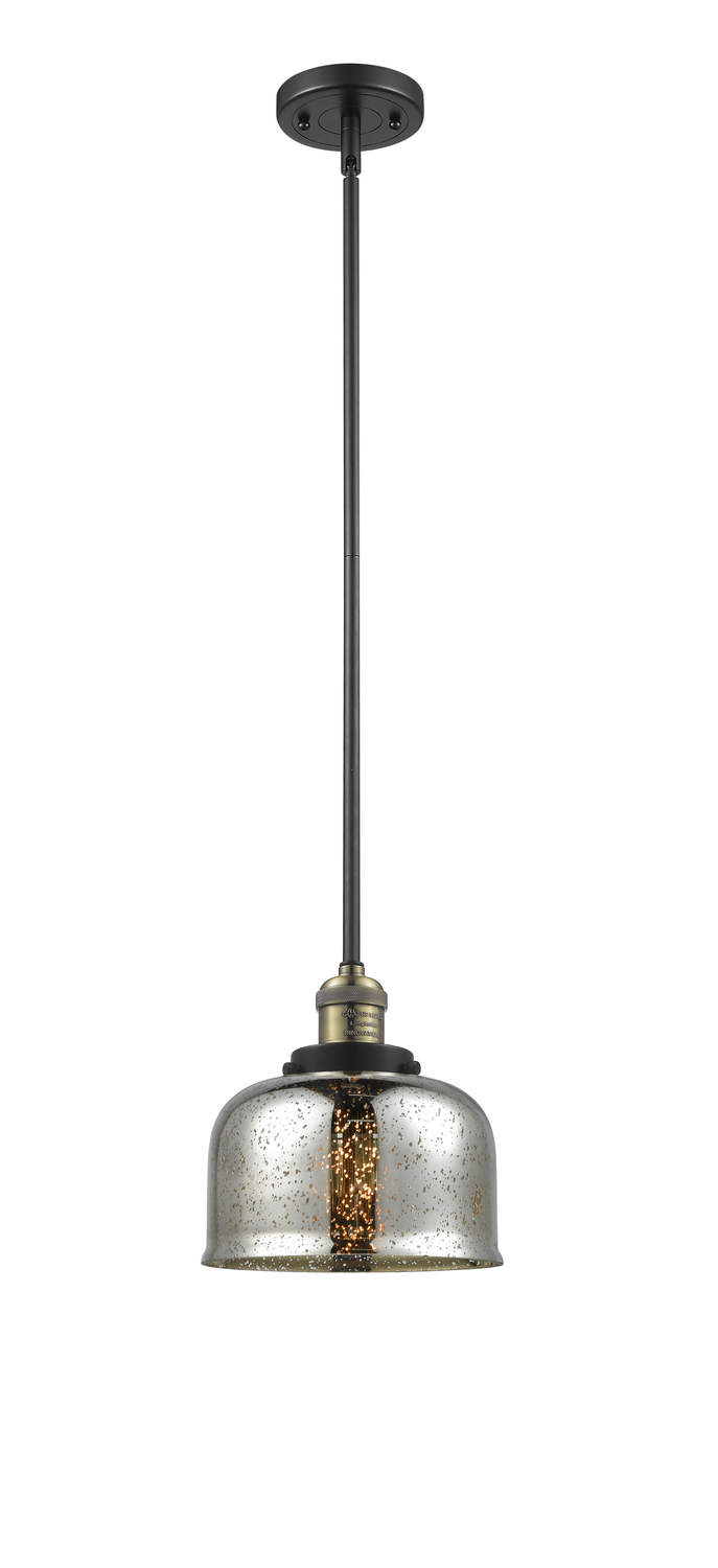 LED Mini Pendant by Innovations - Franklin Restoration Collection, Black Antique Brass Finish - 201S-BAB-G78-LED