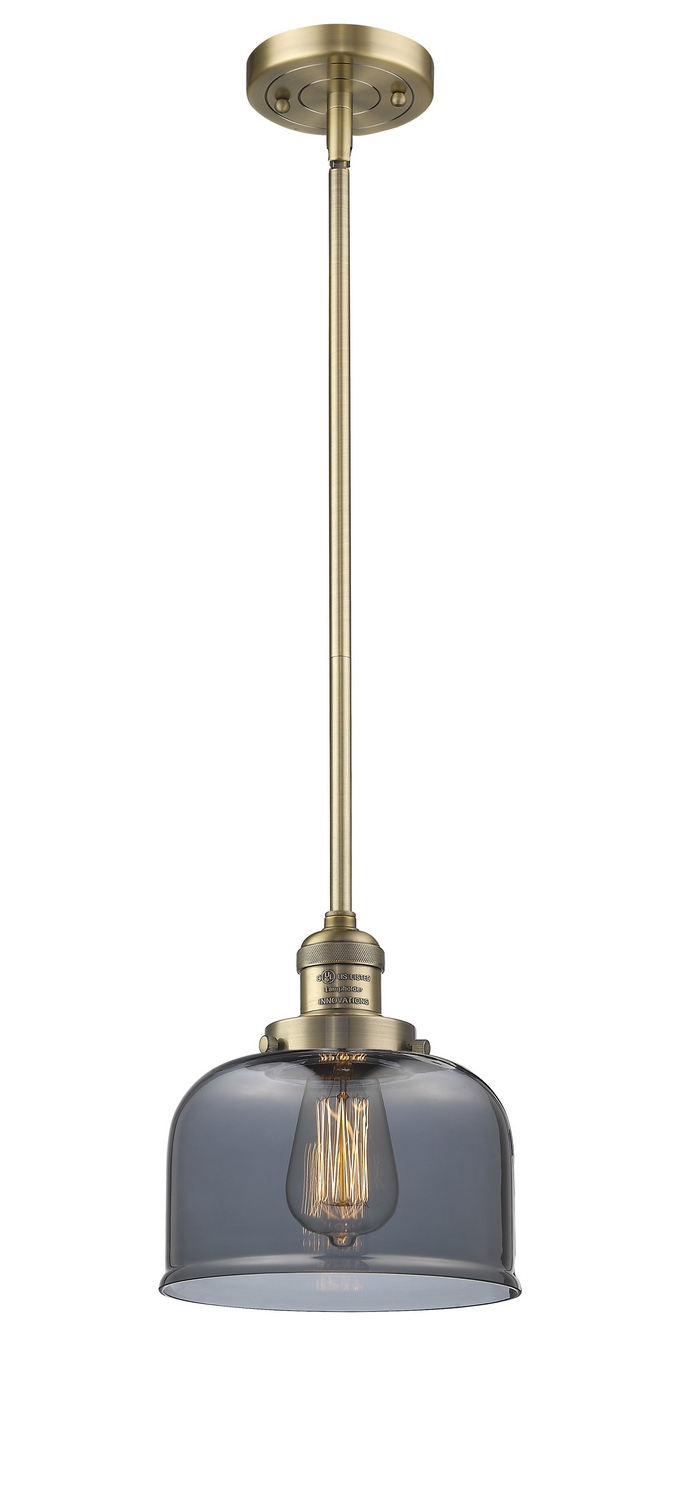 LED Mini Pendant by Innovations - Franklin Restoration Collection, Brushed Brass Finish - 201S-BB-G73-LED