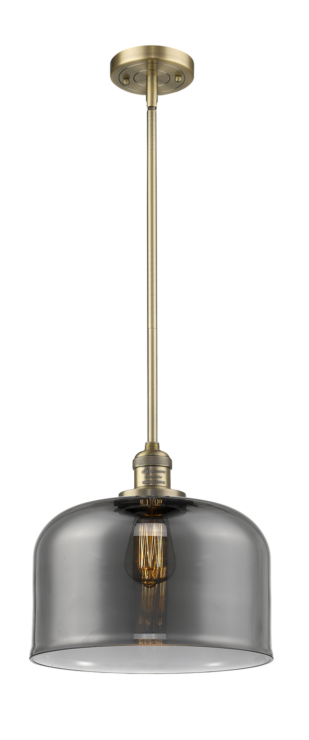 LED Mini Pendant by Innovations - Franklin Restoration Collection, Brushed Brass Finish - 201S-BB-G73-L-LED
