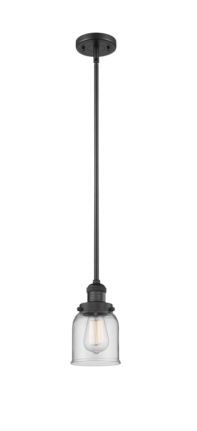 LED Mini Pendant by Innovations - Franklin Restoration Collection, Matte Black Finish - 201S-BK-G52-LED
