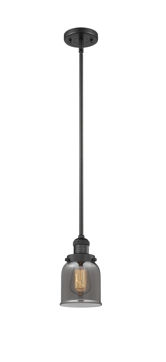 LED Mini Pendant by Innovations - Franklin Restoration Collection, Matte Black Finish - 201S-BK-G53-LED