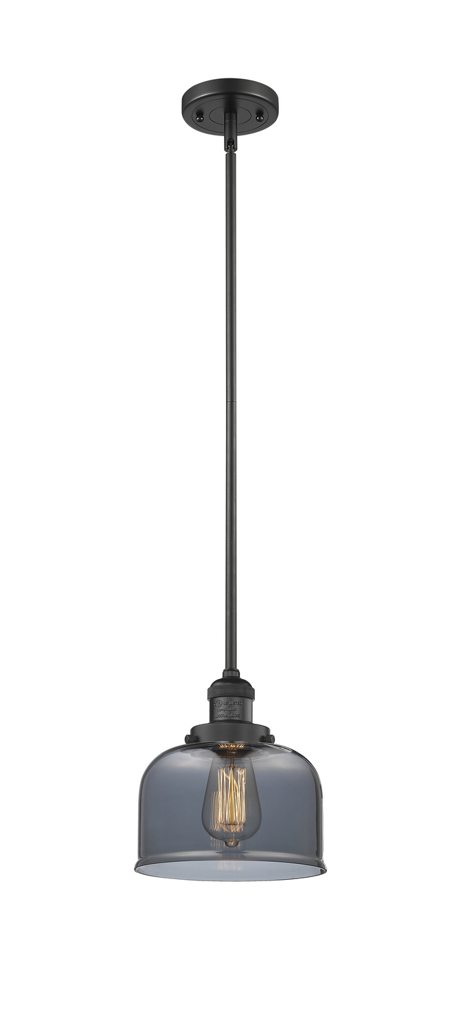 LED Mini Pendant by Innovations - Franklin Restoration Collection, Matte Black Finish - 201S-BK-G73-LED