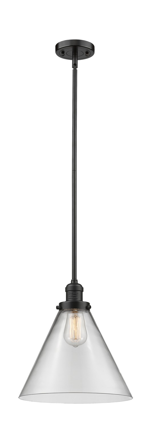 LED Mini Pendant by Innovations - Franklin Restoration Collection, Oil Rubbed Bronze Finish - 201S-OB-G42-L-LED