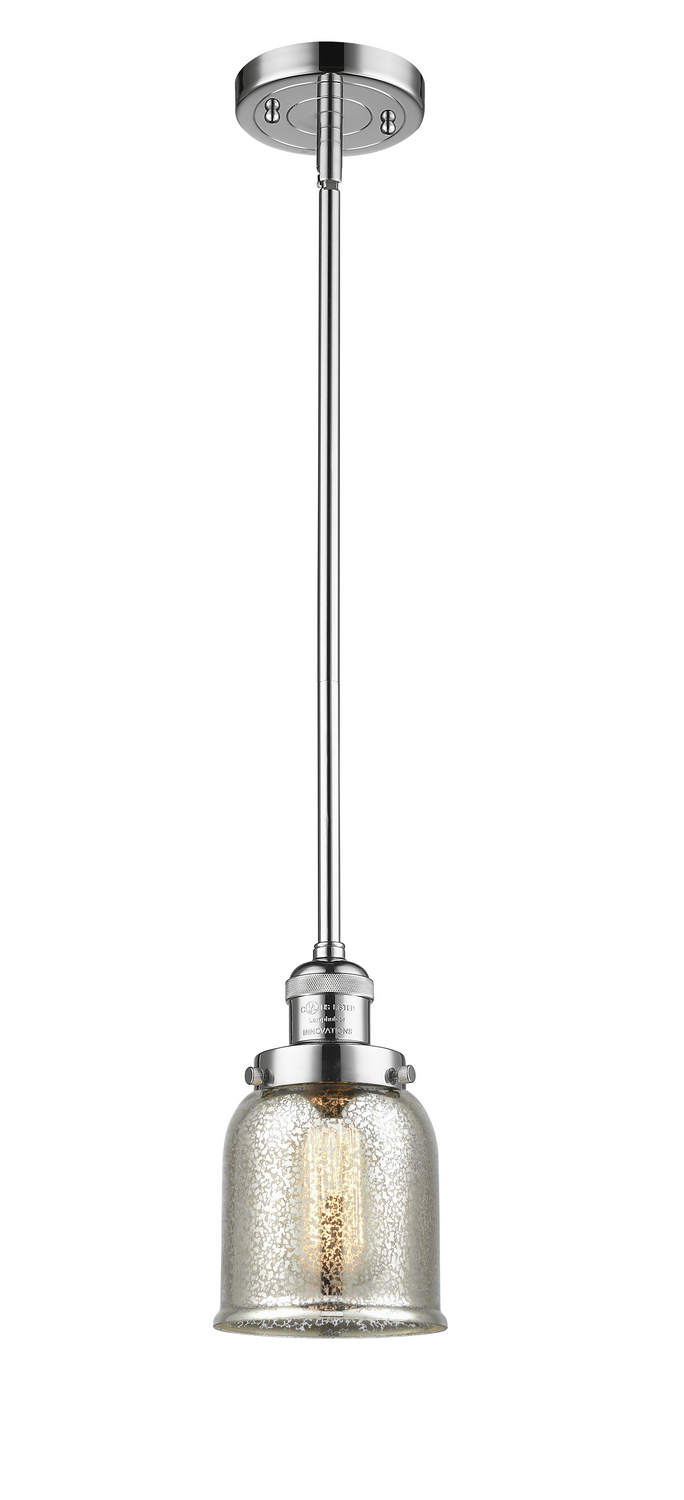 LED Mini Pendant by Innovations - Franklin Restoration Collection, Polished Chrome Finish - 201S-PC-G58-LED
