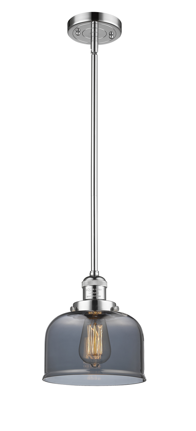 LED Mini Pendant by Innovations - Franklin Restoration Collection, Polished Chrome Finish - 201S-PC-G73-LED