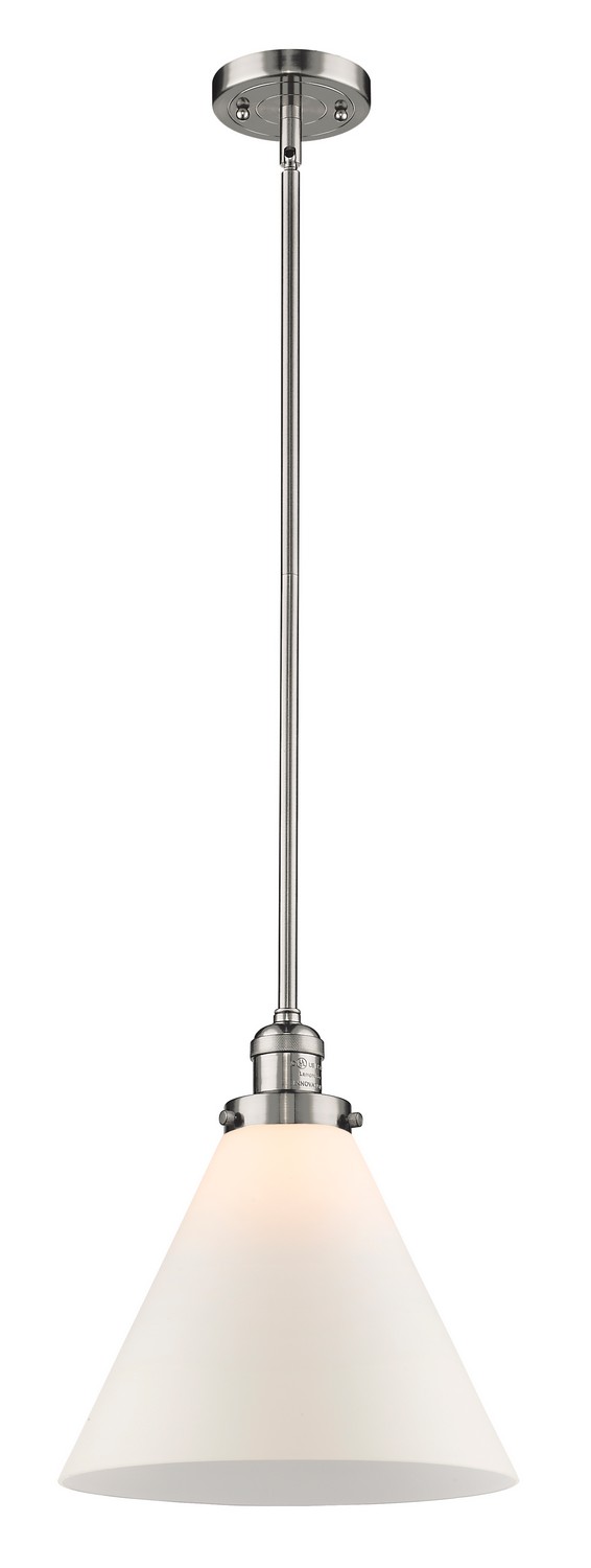 One Light Mini Pendant by Innovations - Franklin Restoration Collection, Polished Nickel Finish - 201S-PN-G41-L