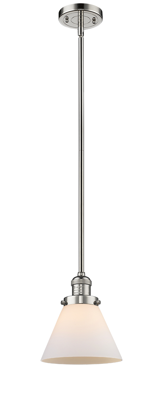 LED Mini Pendant by Innovations - Franklin Restoration Collection, Polished Nickel Finish - 201S-PN-G41-LED