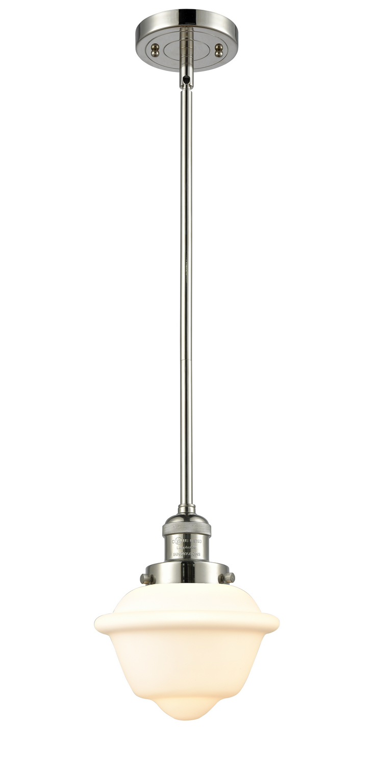 One Light Mini Pendant by Innovations - Franklin Restoration Collection, Polished Nickel Finish - 201S-PN-G531