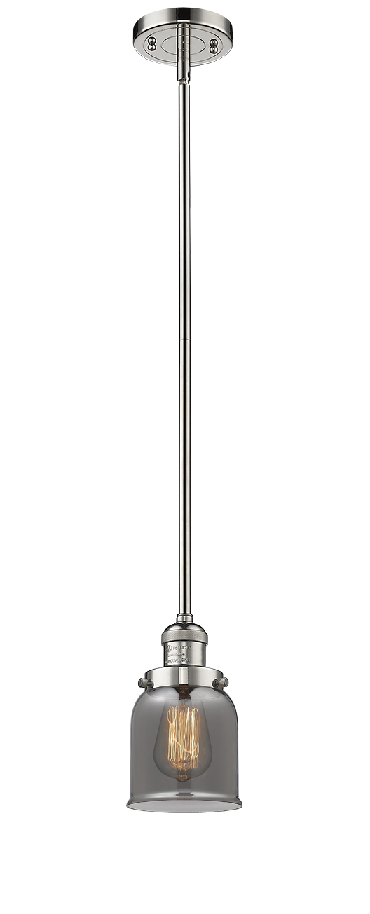 LED Mini Pendant by Innovations - Franklin Restoration Collection, Polished Nickel Finish - 201S-PN-G53-LED