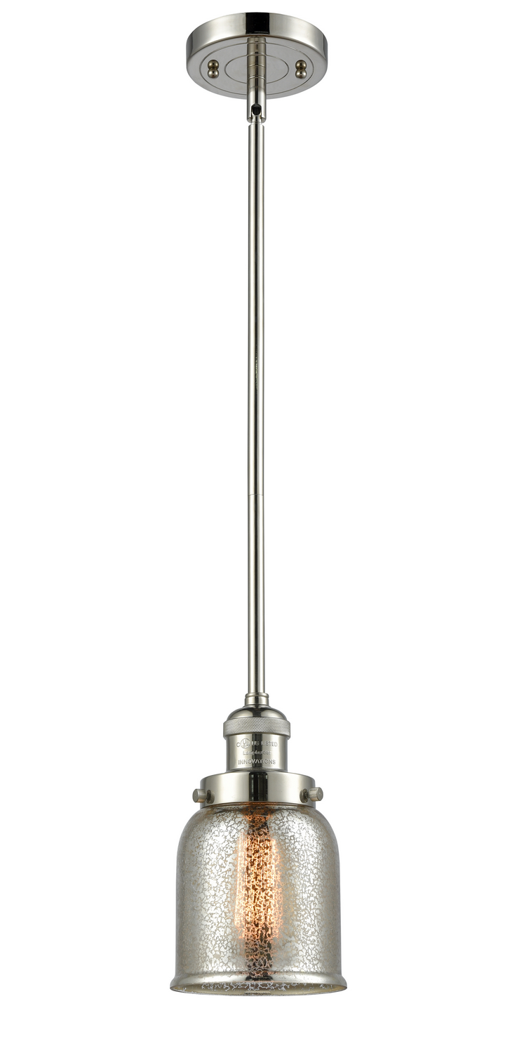 One Light Mini Pendant by Innovations - Franklin Restoration Collection, Polished Nickel Finish - 201S-PN-G58