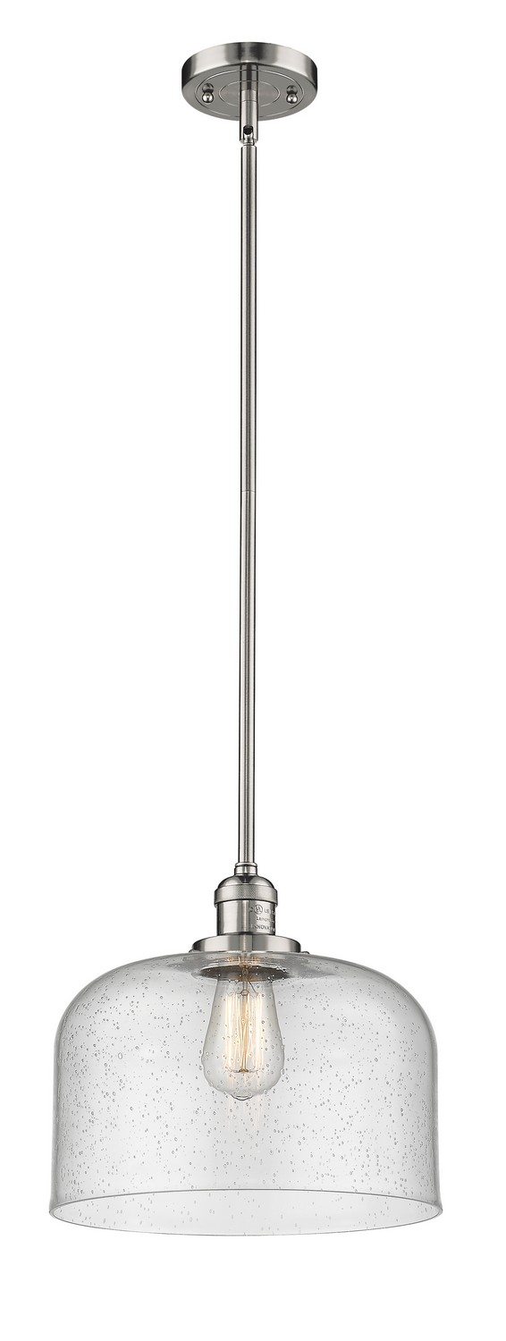LED Mini Pendant by Innovations - Franklin Restoration Collection, Polished Nickel Finish - 201S-PN-G74-L-LED