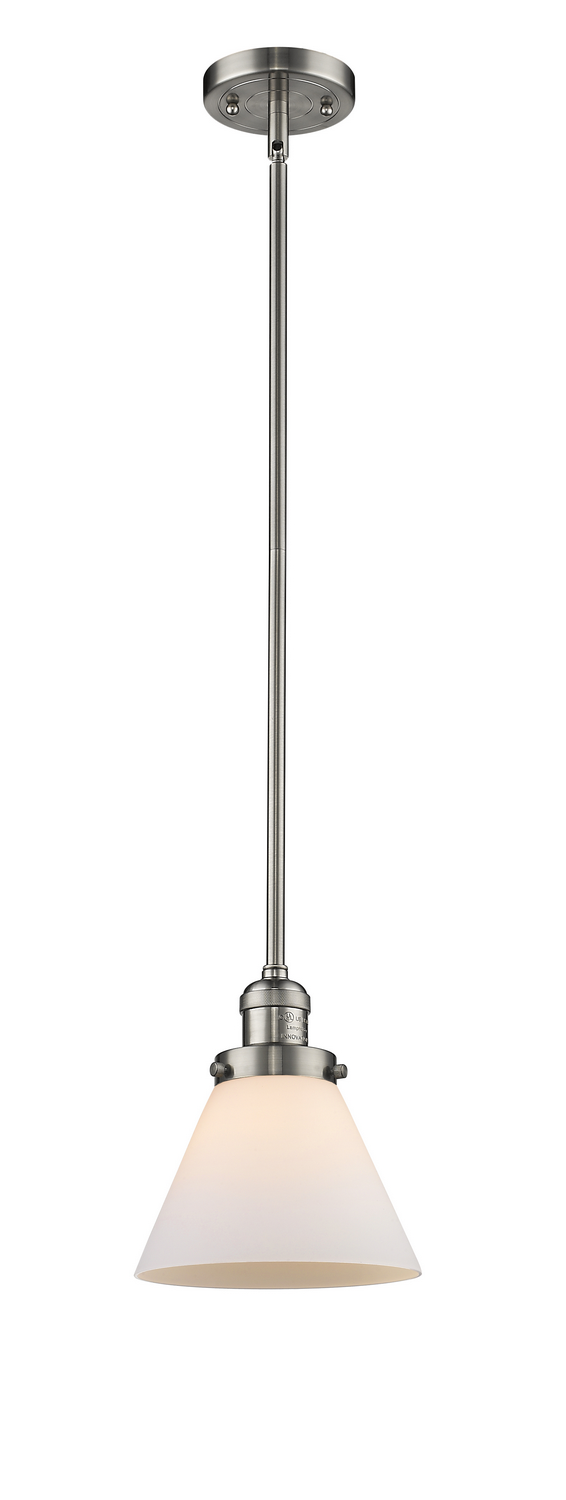 LED Mini Pendant by Innovations - Franklin Restoration Collection, Brushed Satin Nickel Finish - 201S-SN-G41-LED