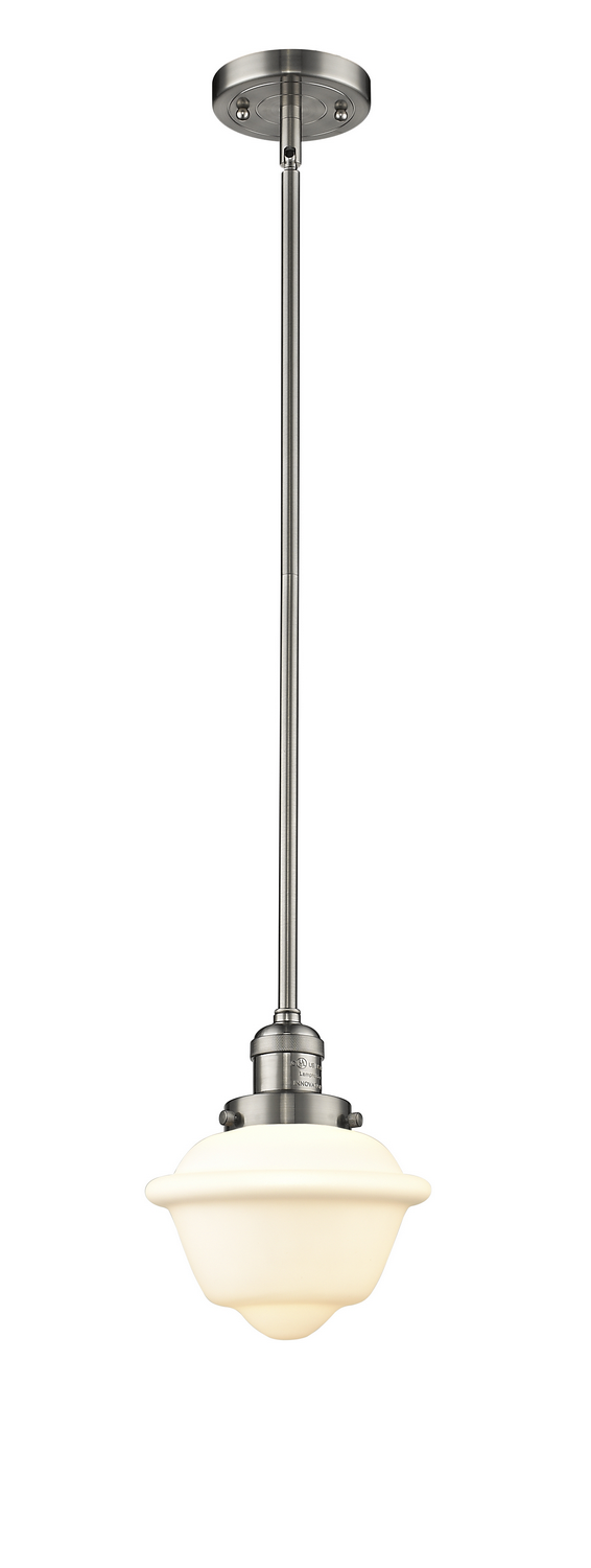 One Light Mini Pendant by Innovations - Franklin Restoration Collection, Brushed Satin Nickel Finish - 201S-SN-G531