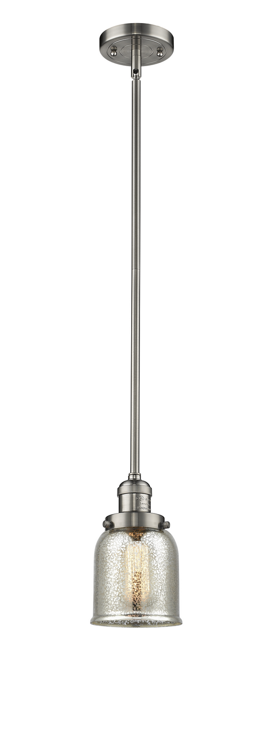 One Light Mini Pendant by Innovations - Franklin Restoration Collection, Brushed Satin Nickel Finish - 201S-SN-G58